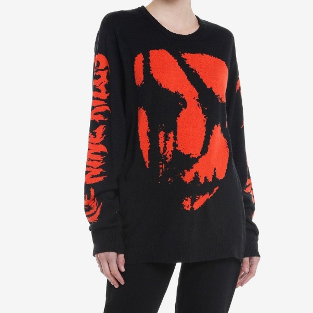 Ice Nine Kills Mask Intarsia Sweatshirt Silence Hot Topic Metalcore